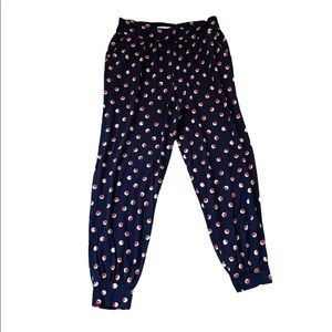 FIGHTING EEL women’s pant/jogger Sz M. Navy blue. EUC.